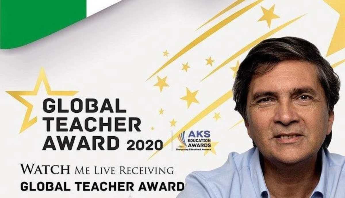 global teacher award daniele manni