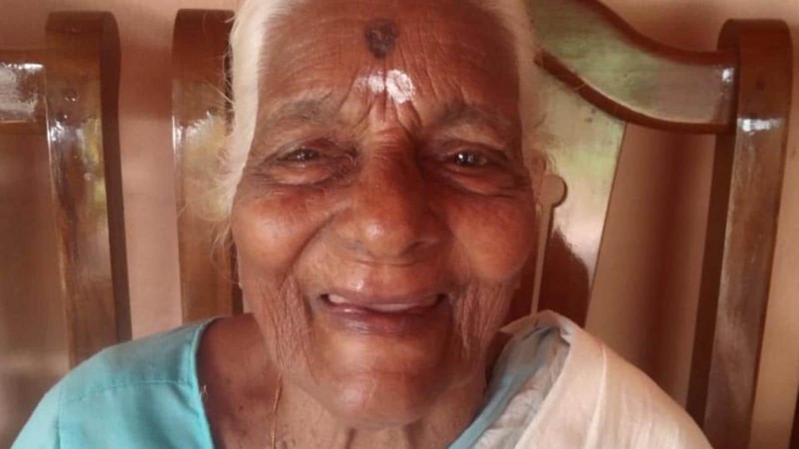 kuttiyamma leggere scrivere india 104 anni
